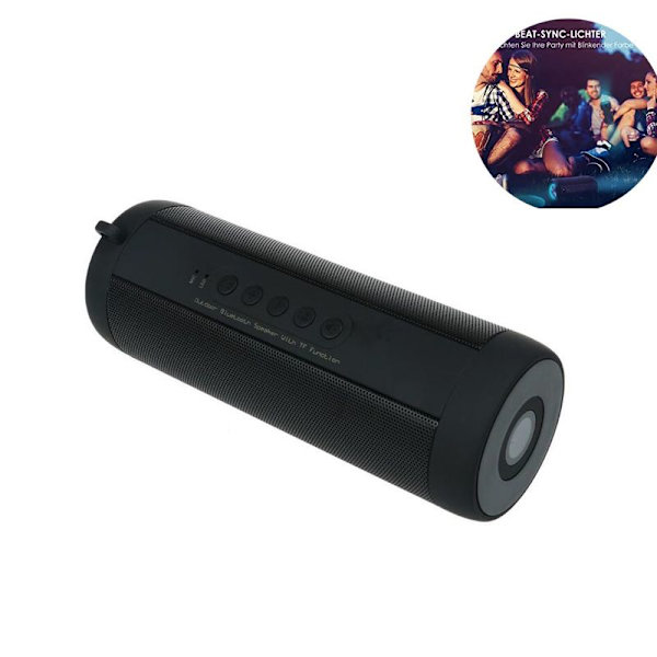 Trådlös Bluetooth-högtalare för utomhusbruk 5.0 med trippel bas-effekt