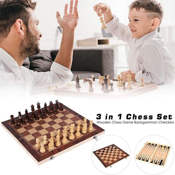 Memory Match Stick Chess, Memory Chess Wood, Träminne Chess, Memory Chess, KLB