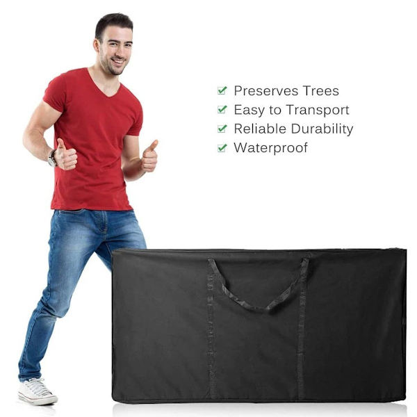 Oxford stof opbevaringspose 173 x 76 x 51 cm