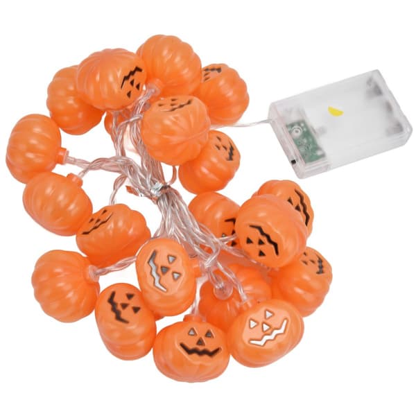 Meter Halloween Græskar Lyskæde 20 LED Dekorative LED KLB