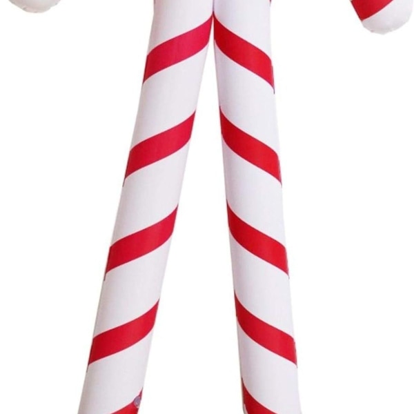 Pakke med 5 oppustelige Candy Canes - 88CM Giant Candy Canes KLB