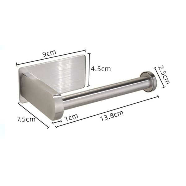 Toiletpapirholder uden boring toiletpapirholder rustfrit stål