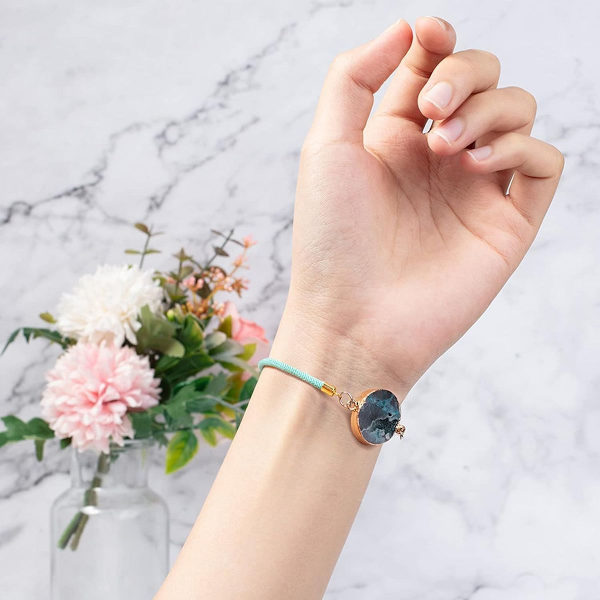 5-tråds justerbart nylon glidelås armbånd for å lage vridd snorarm KLB