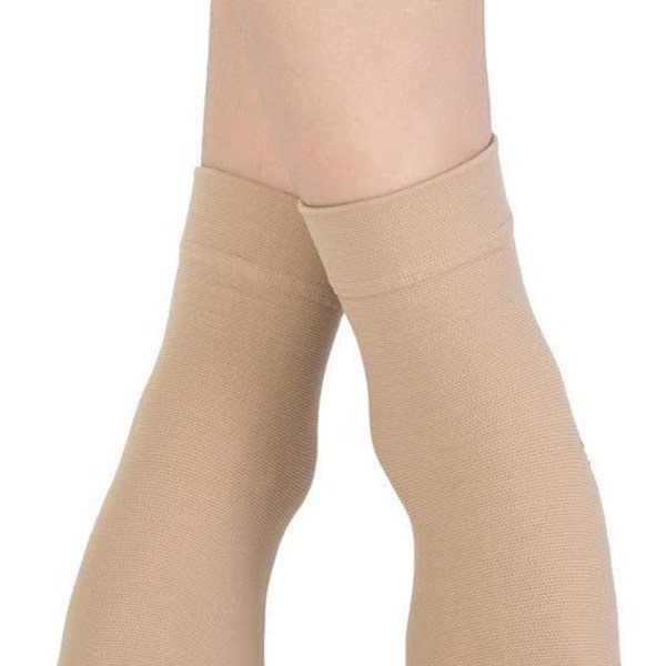 Plantar Fasciitis Strumpor för Män och Kvinnor Arch Strumpor Beige KLB