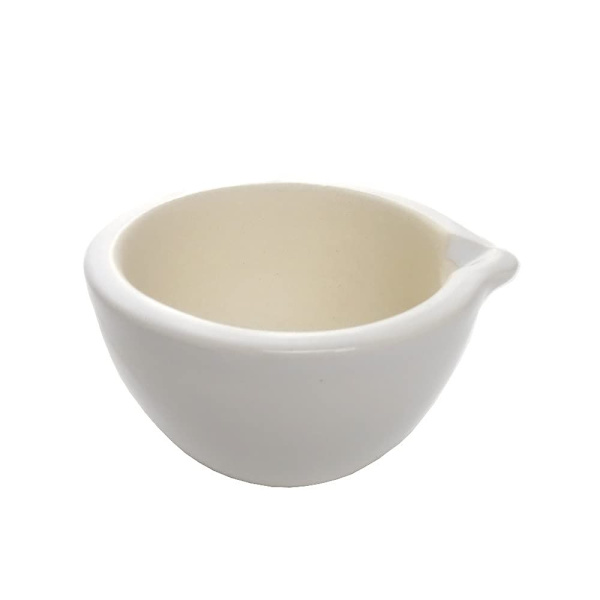 Sæt med 1 morter med støder | 60 ml | i porcelæn | Ideel til laboratoriet