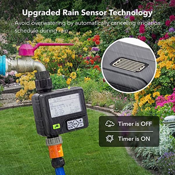Sprinkler Timer, Vanningstimer for Utendørs Plen og Hage
