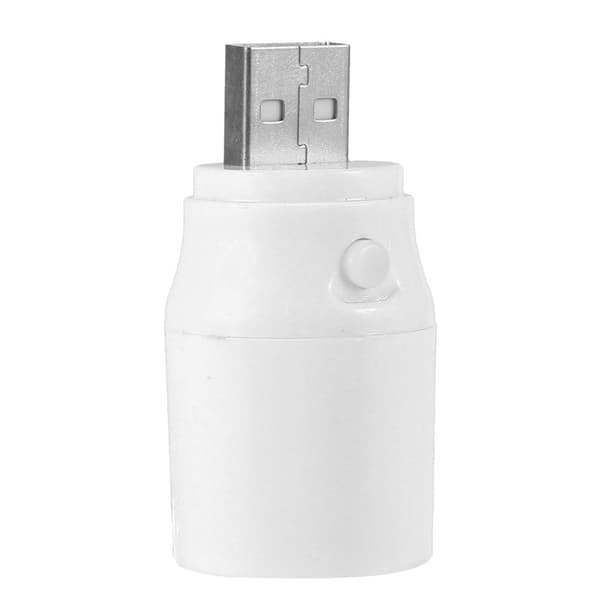 5V 1W langtidsholdbar mini USB LED-lampe i plast til studie KLB