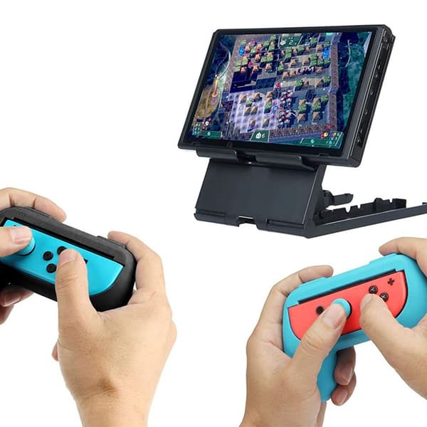 Pakke med 2 til Switch Grip med lille greb ergonomisk sort KLB