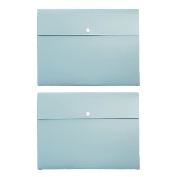 2-pack expanderande mappar, fickor, pärmar, papper, grönt