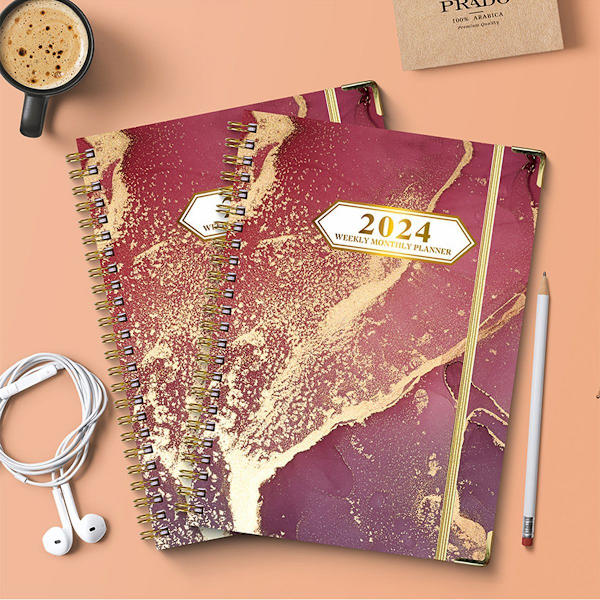 2024 aftalekalender - ugentlig planlægger 2024, 2024 daglig planlægger, fleksibel So style1 KLB