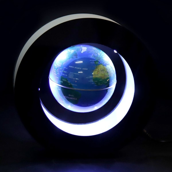 Flytande jordglob med elektronisk magnetisk levitation och LED KLB