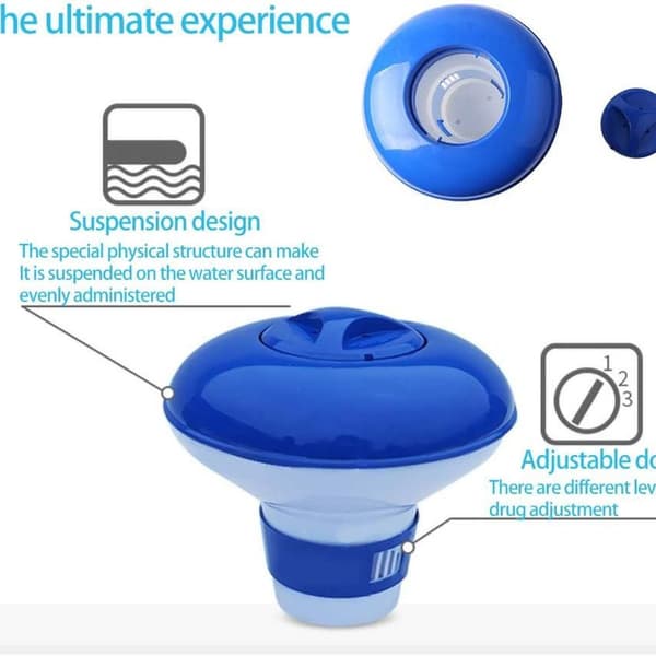 Pool dosering flåd, klor flåd, kemisk dispenser, klordoser til