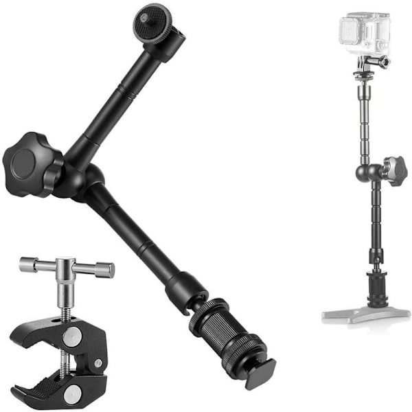 11 tums magisk arm + stor superklämma krabba tångklämma för DSLR-rigg