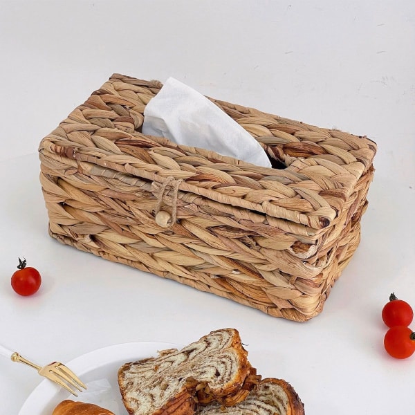 Brun rotting tissueboks og dyne tissue box serviett