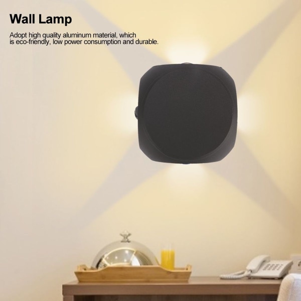 1W Aluminium LED Moderne Enkel Mat Vandtæt Soveværelse Gård KLB