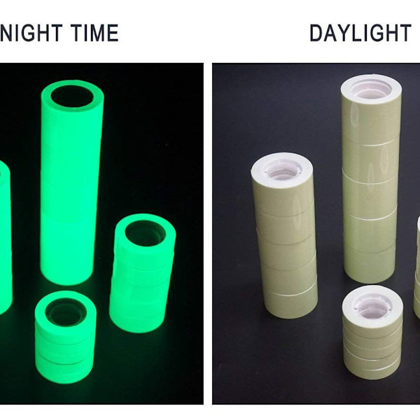 Luminous Tape Sticker 9,84 Fod Længde x 0,47 Tommer Bredde (1,2 cm 3 m) Høj KLB