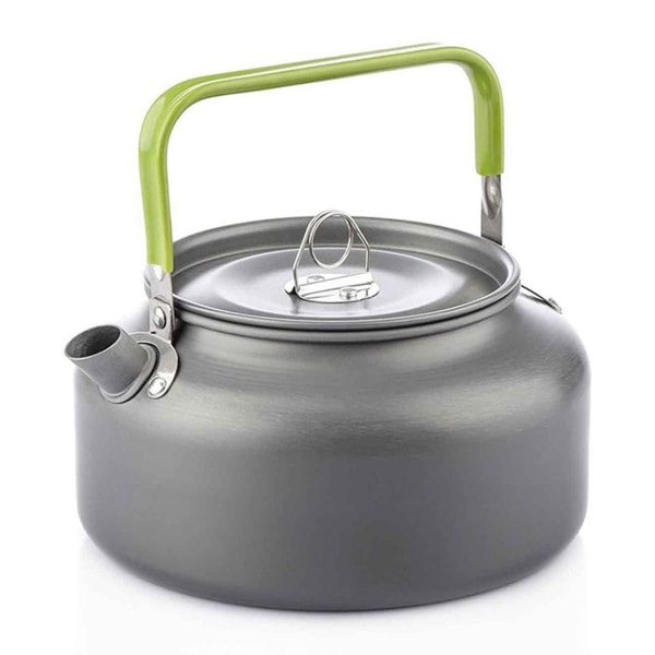 Camping Kittel Tekanna Kaffeepott Bärbar Aluminium för Utomhus