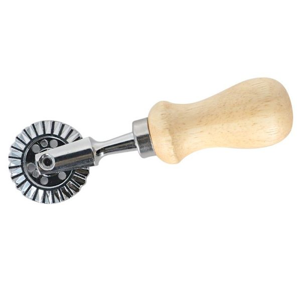 Konditor- og Pasta Hjul - Biscuit Form - Skærevalse - Cutter Valse - til Konditori, Kiks, Køkken (2 stk)