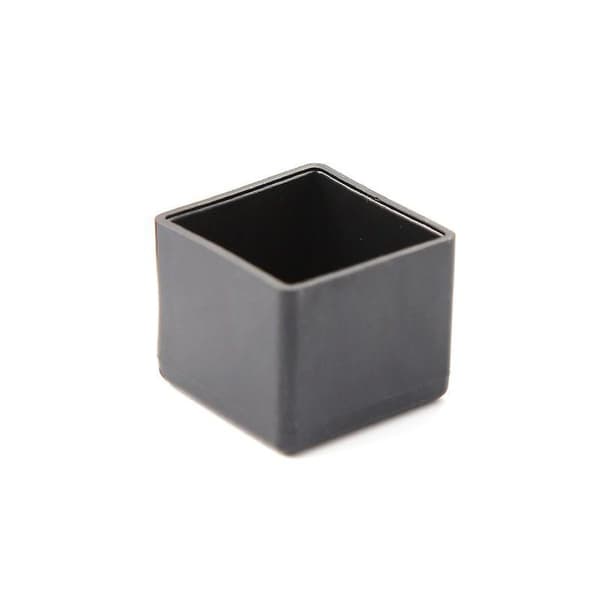 Kvadratiska gummifötter - 25 mm - för stolar, bord, möbelben
