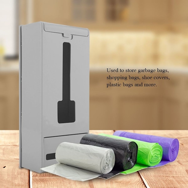 Väggmonterad plastpåsdispenser för sopsäckar KLB