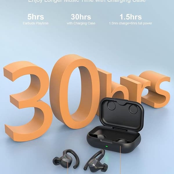 Trådløse ørepropper, Bluetooth-headset, sportsmaskinlyd