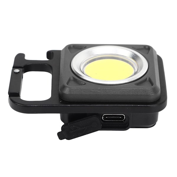 Mini LED-nyckelringslampa 30 COB Uppladdningsbar ficklampa KLB