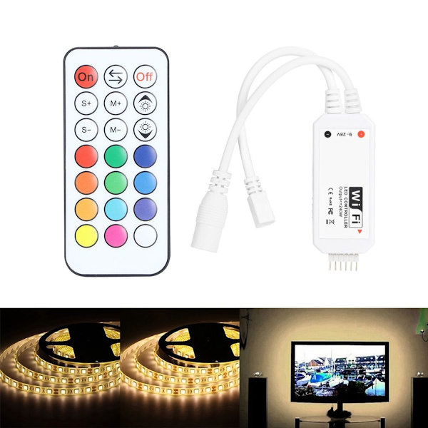 Smart mini RGBWW LED WIFI radiofrekvens strimmel KLB
