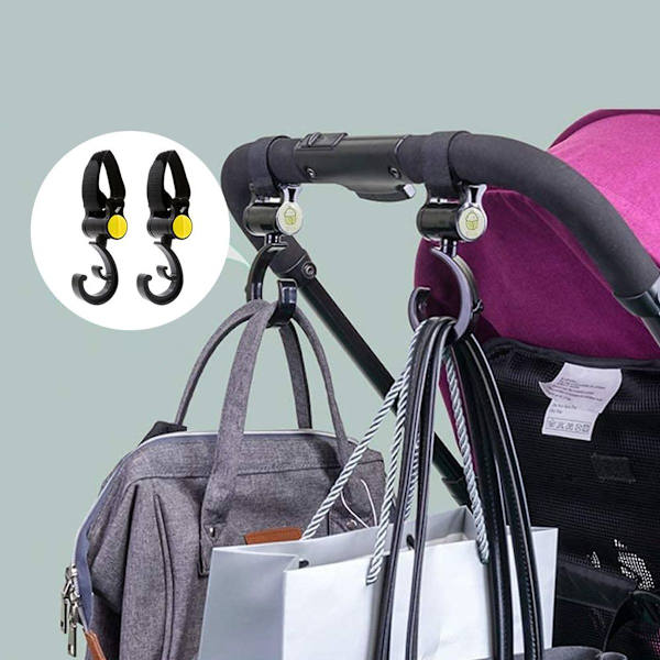 Baby Trolley Hook Multifunktionell Viktbeständig Swivel Style1 KLB