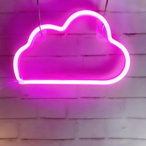 Søde børns gave sky neon lys, dekorative lys, jul,