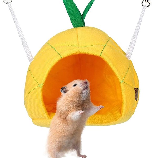 Ananas hamster blød hår hamster hus seng lille dyr hamster hængende hus KLB