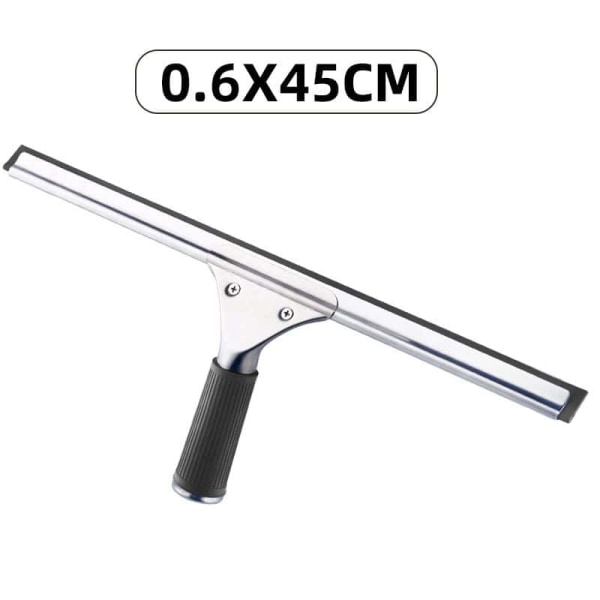 Rustfritt stål vindusvasker med 40 cm blad