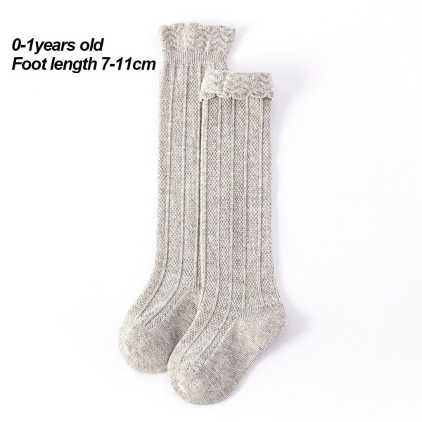Nyfödd flicka knästrumpor uniform lång 0 till 1 år KLB