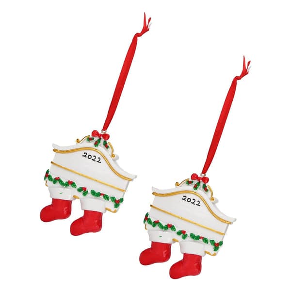 Julprydnader med miniatyrhartsdekorationer KLB