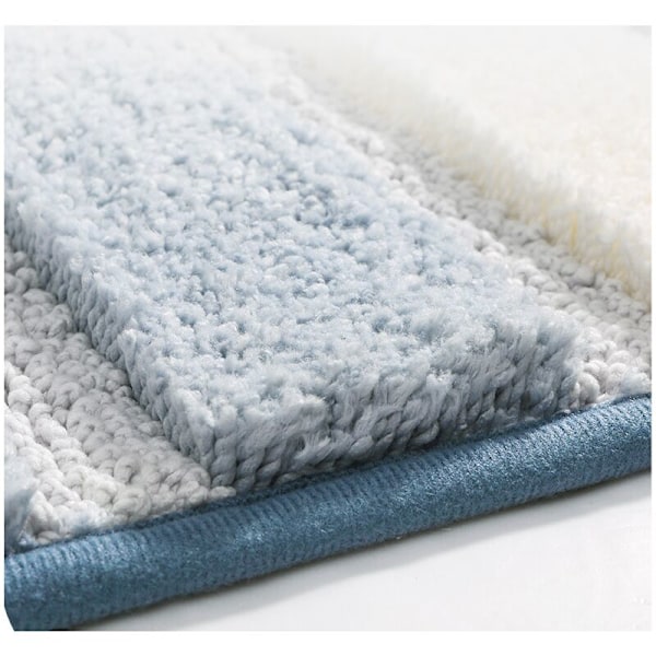 Mjuk mikrofiberbadmatta absorberande badrumsmatta 40x60cm halkfri duschmatta maskintvättbar bad golvmatta för badkar toalett kök-Meter KLB