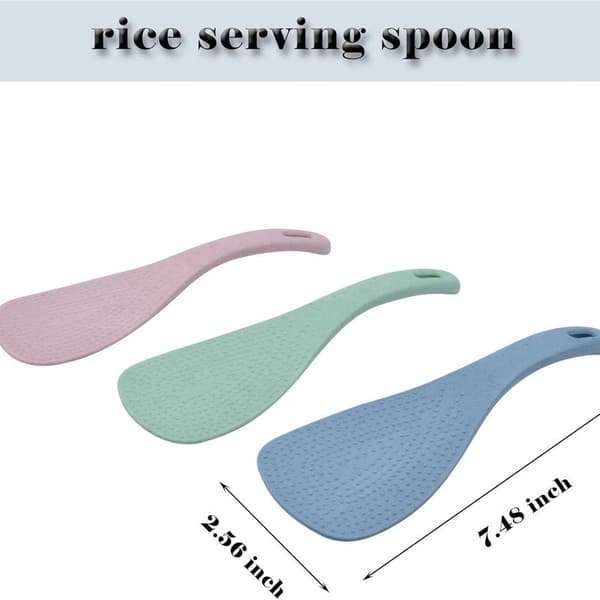 3-pack rispaddlar, non-stick-belagda risskedar, risspatlar.