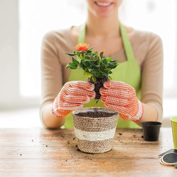 2-delt kurv til blomster, flettet kurv til blomster, flettet kurv til blomster
