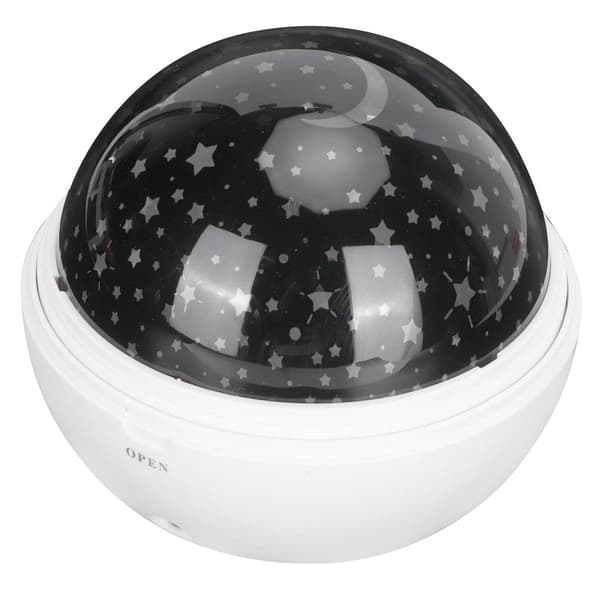 LED nattlys, romantisk projeksjonslampe, 8 fargemoduser KLB