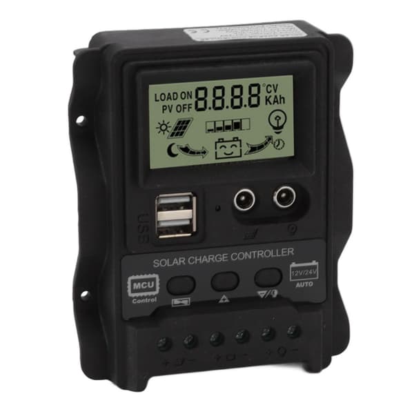 K1688 PWM dobbelt DC solcelleladeregulator med sort hus KLB