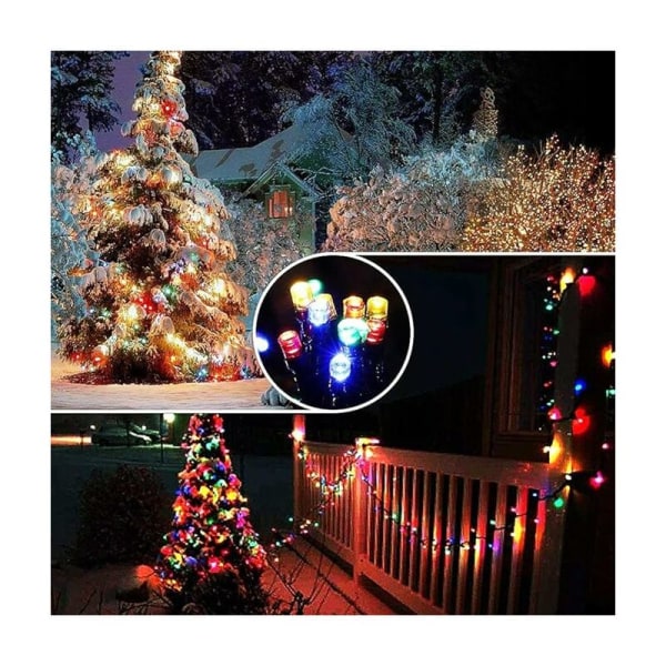 Nettlyslenke, 192 LED-nettlys 3M X 2M 8 Vanntett energimodus, dimbar for soverom julebryllupsfest hjemmehage, farge KLB