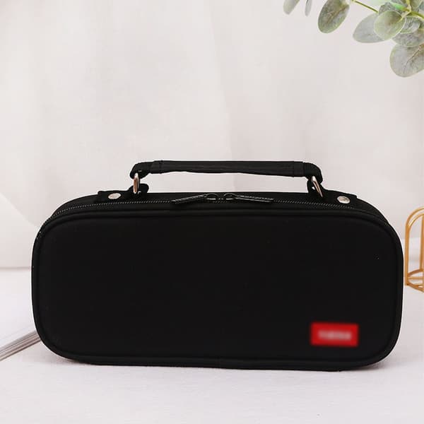 Blyantskrin med stor kapacitet - Pen Organizer Pouch i sort