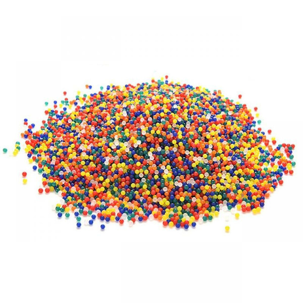 4000 stykker vandkrystaller 0,9-1 cm - vandperler - flerfarvede