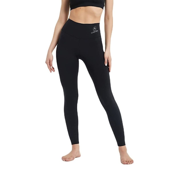 Yogabyxor för kvinnor - Varma, Tighta Byxor - Tjockt Hög Midja M KLB