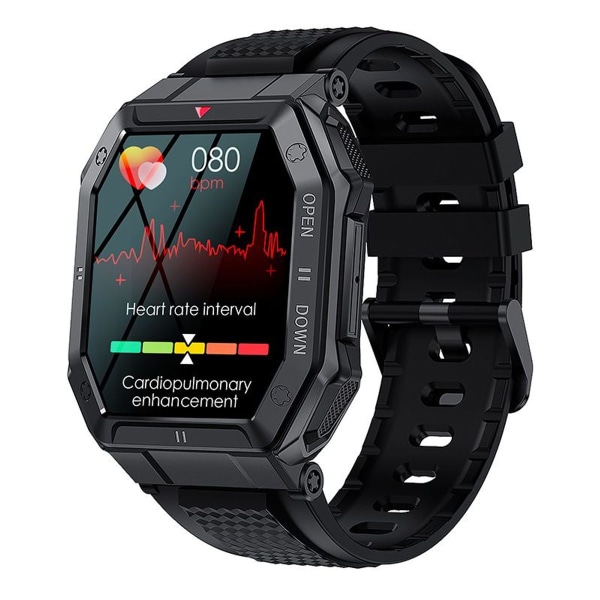 Smart Watch til mænd, 1,85 tommer Fitness Tracker med telefonfunktion