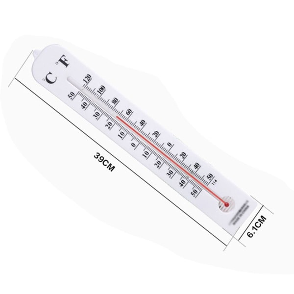 Termometer för utomhus- och inomhusbruk analog med Celsius Fahrenheit