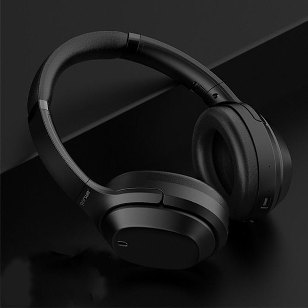 Aktive støjreducerende hovedtelefoner, trådløse over-ear Bluetooth