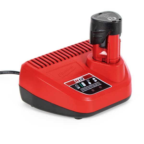 10,8V 3A litiumbatteriladdare för Milwaukee Tools N12 M12 KLB