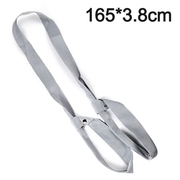 Yoga måtte bærestrop Mat Harness Strap Sling, Holdbar Justerbar grå
