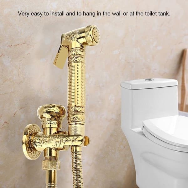 Messing hånd bidet til vægmontering, bruser, toilet, badeværelse KLB