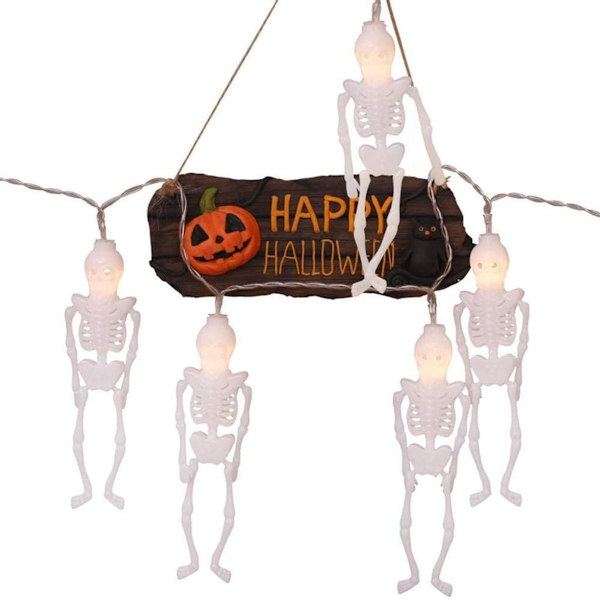 Halloween-keijukailmavalot 10 jalkaa 20 LEDiä Halloween-koristeisiin ulkona KLB