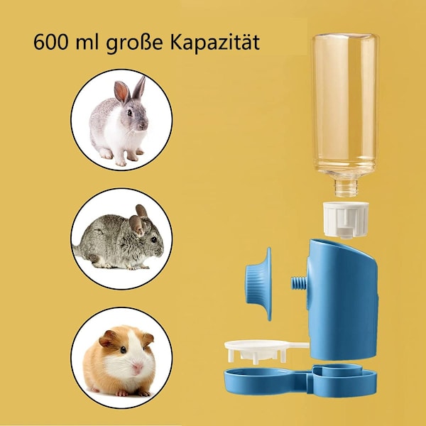 Automatisk vanndispenser Kanin Kjæledyr Drikkeflaske Kanin